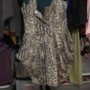 All Saints spitafields parachute ditzy ezra button